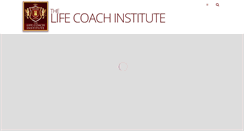 Desktop Screenshot of lifecoachinstitute.com